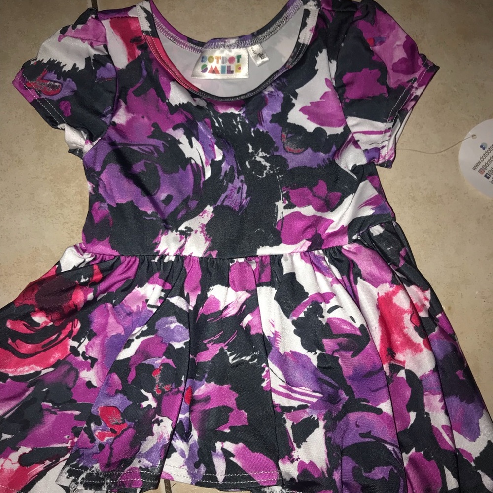 6/12 month vintage dot dot smile dress